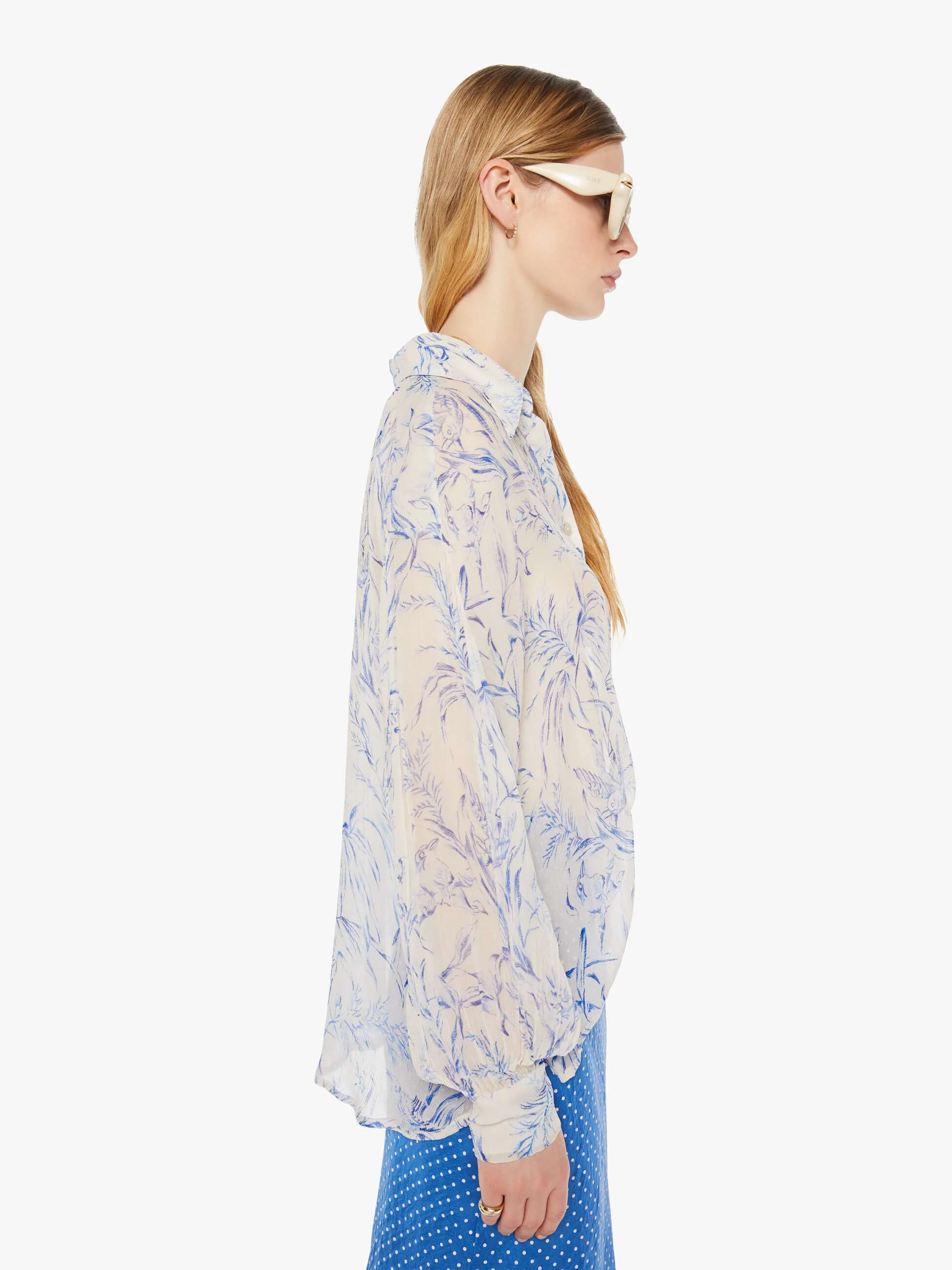 Alix Of Bohemia Poesy Shirt - White Avian - Image 3