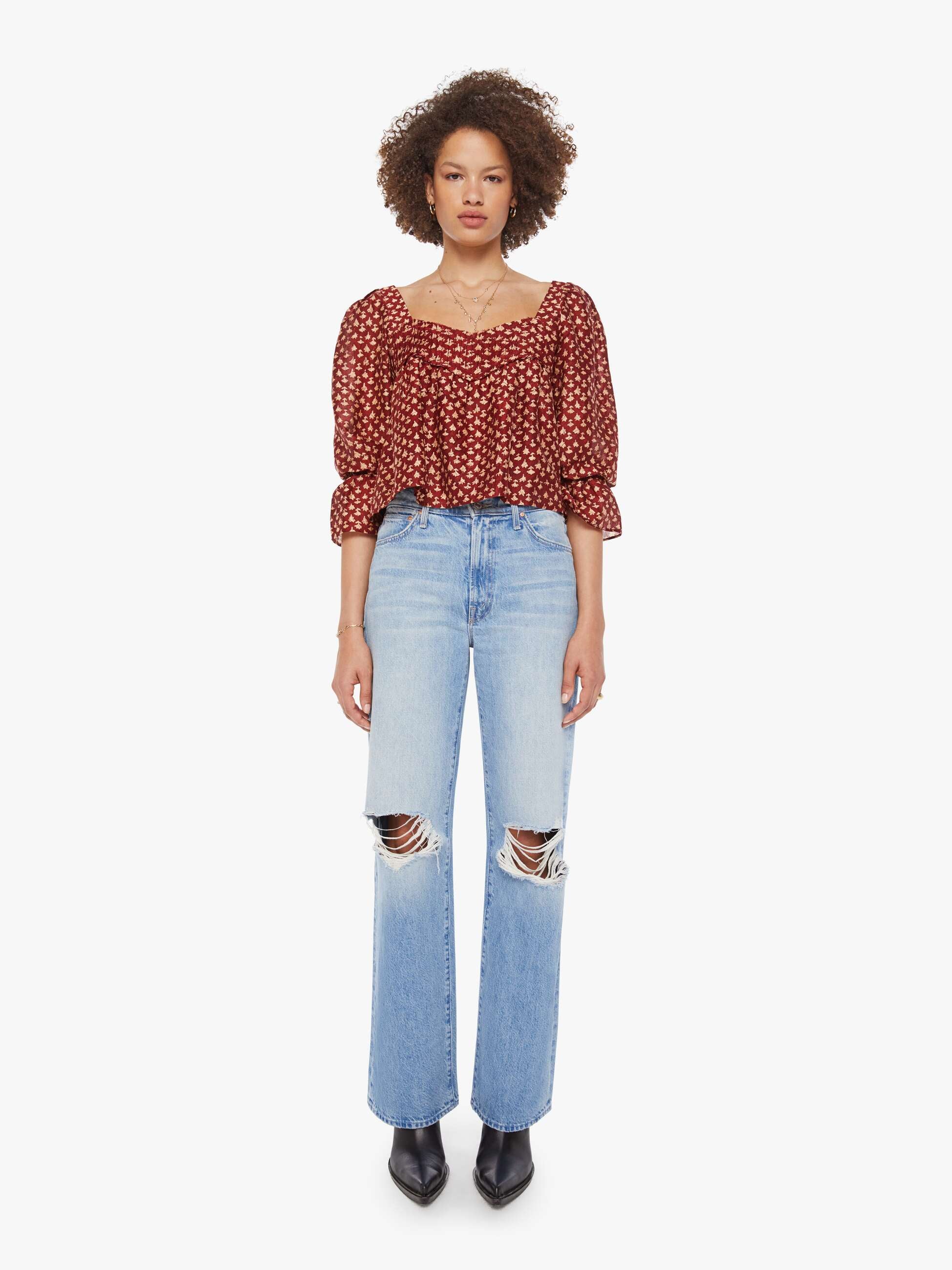 Alix of Bohemia Priya Top - Mahogany Bhutti - Image 5