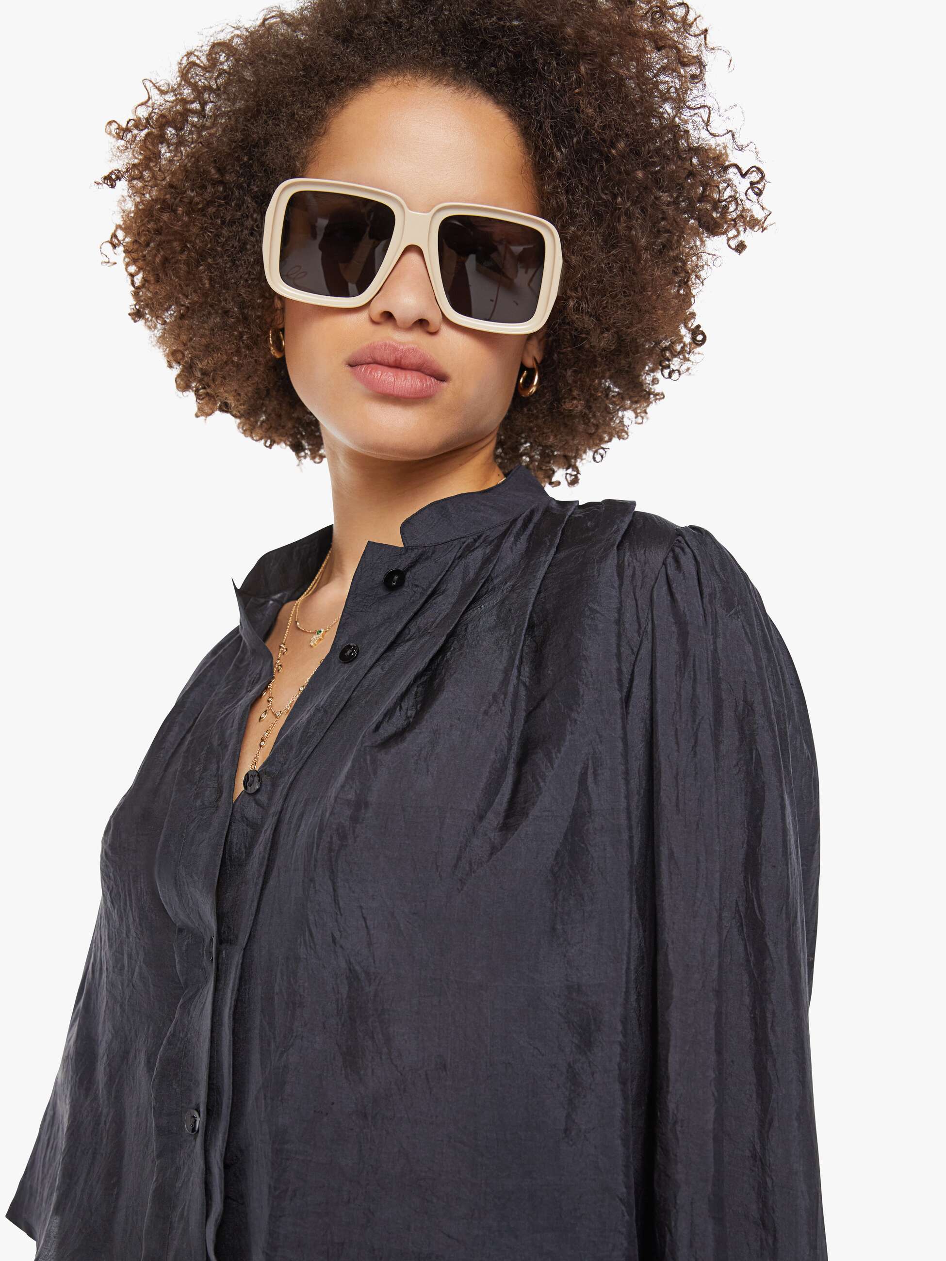 Alix of Bohemia Ryle Shirt - Onyx - Image 6