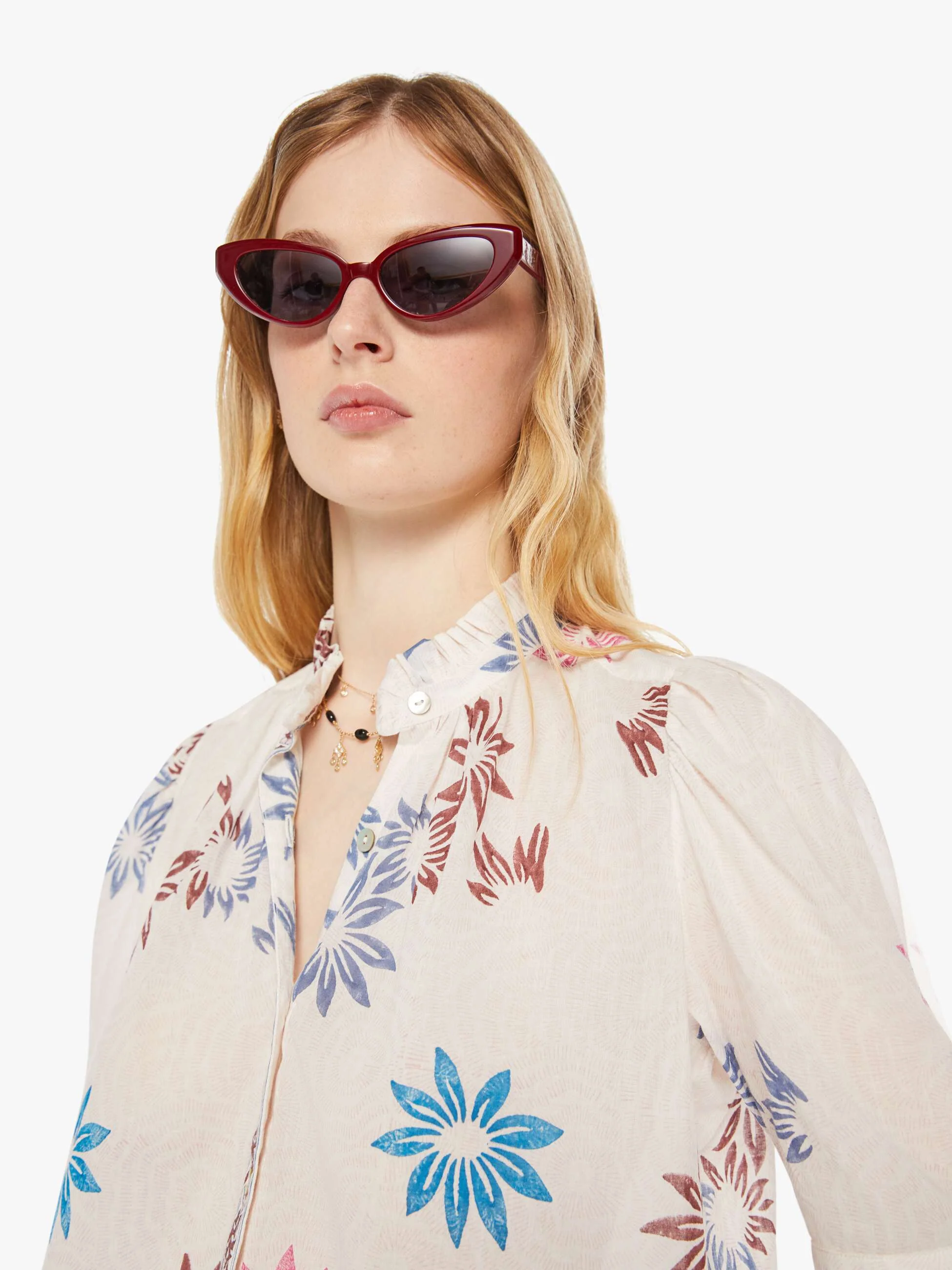 Alix Of Bohemia Winn Shirt - White Berry - Image 6