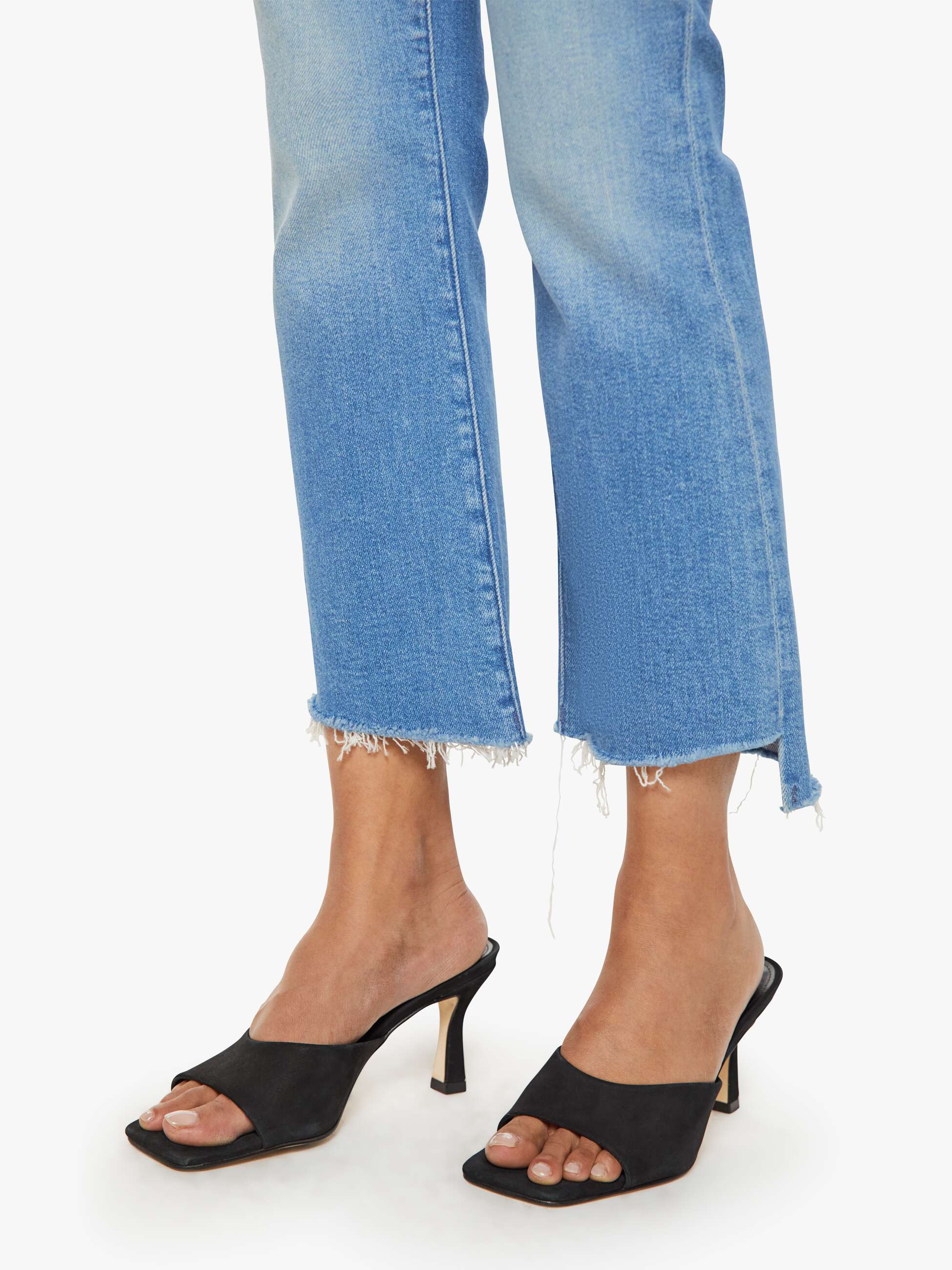 PETITES The Lil Insider Crop Step Fray - Out Of The Blue - Image 4