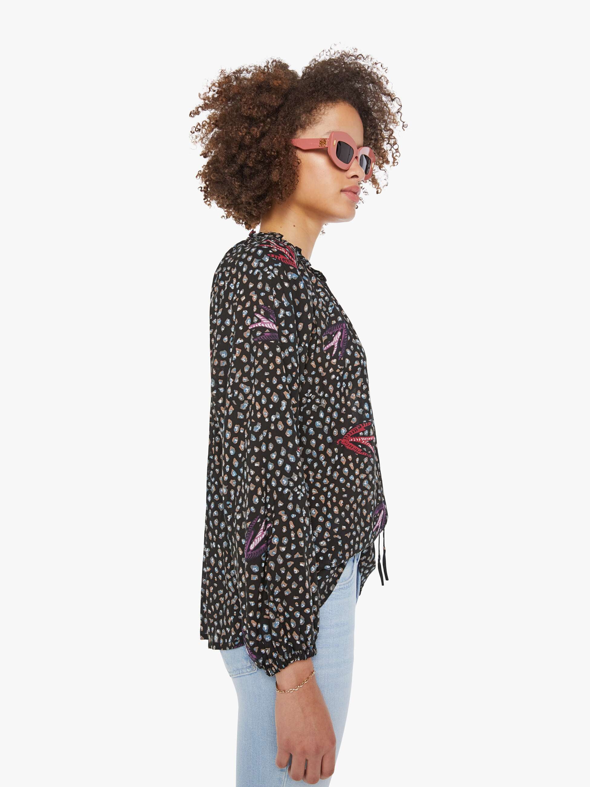 Natalie Martin Penny Blouse - Swallow Black - Image 3