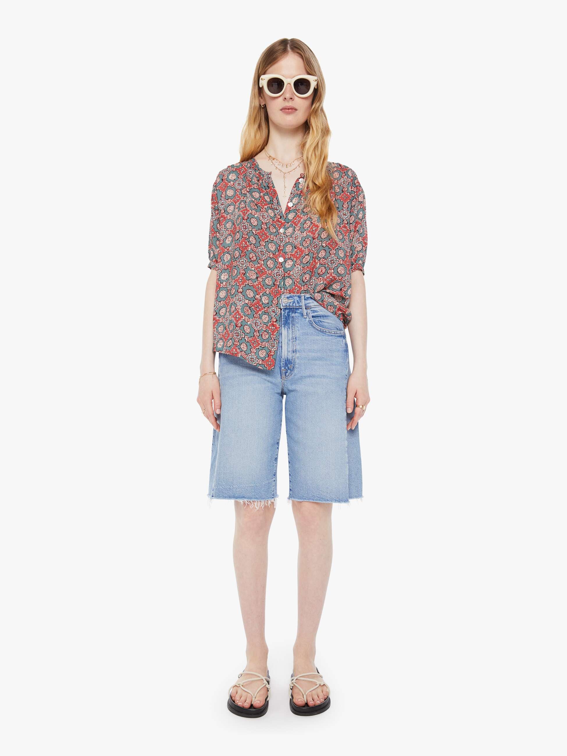 Natalie Martin Violet Top - Spanish Tile Jade - Image 5