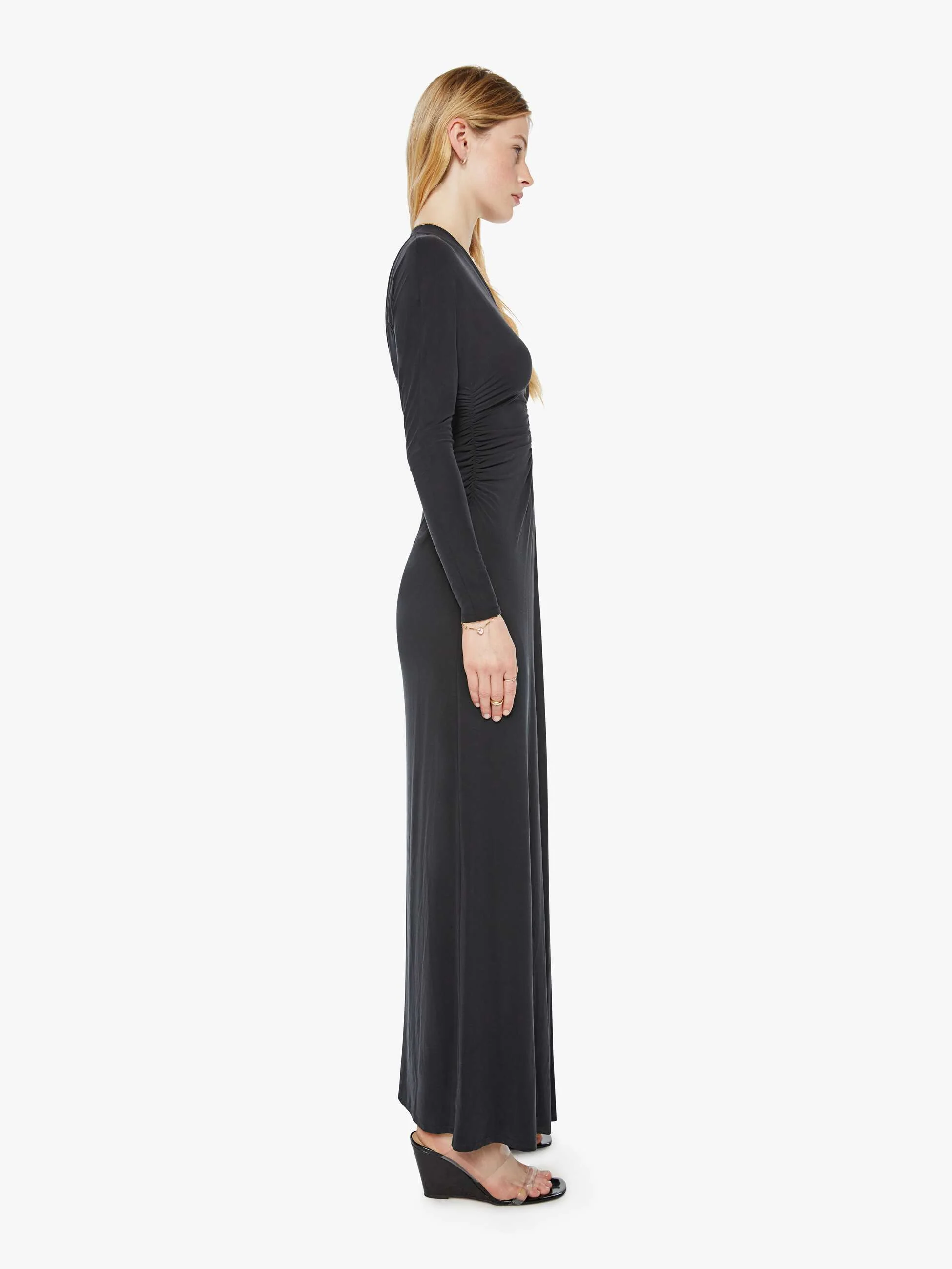 SABLYN Simone Dolman V-Neck Maxi Dress - Black - Image 3