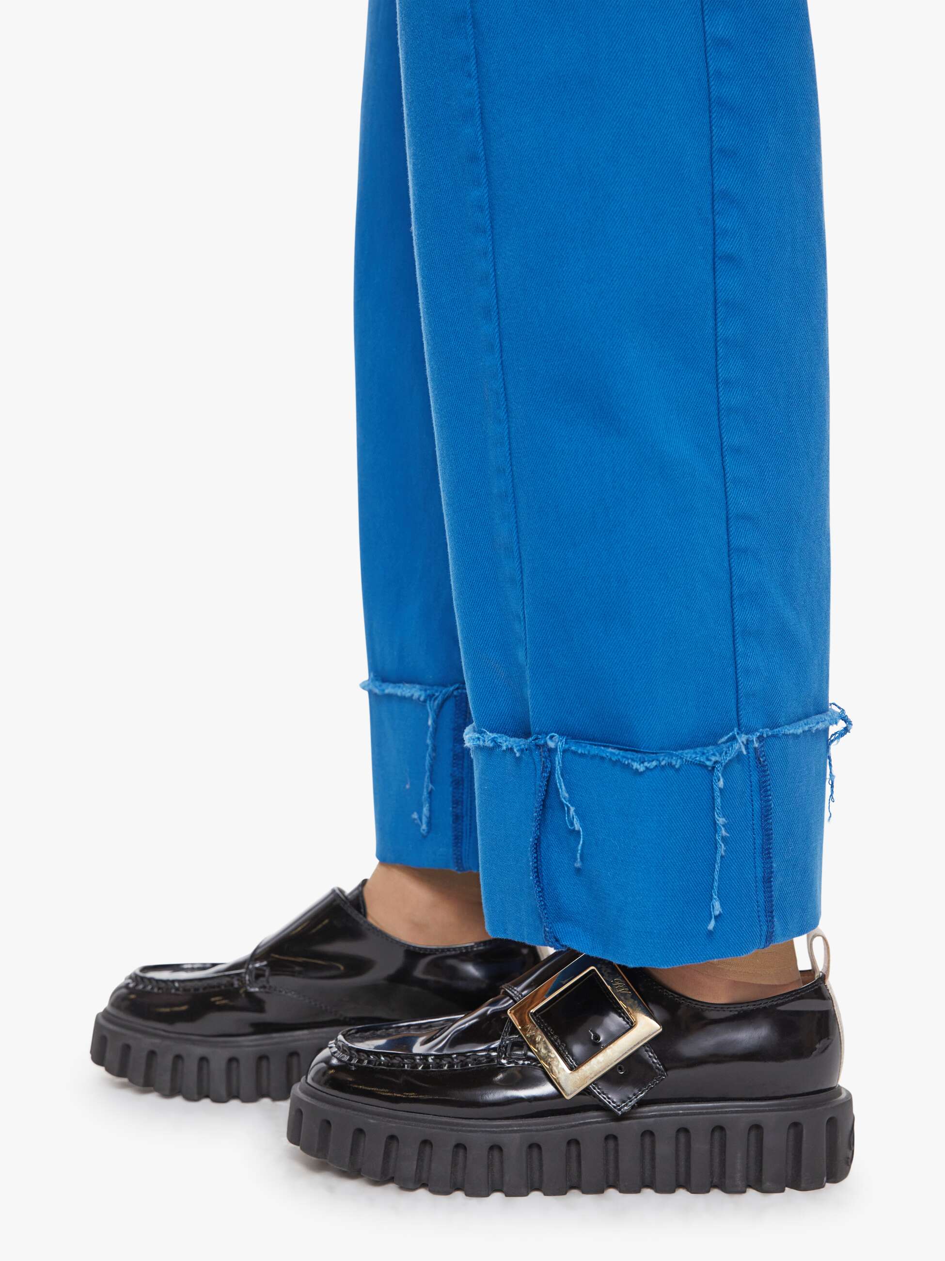 The Half-Pipe Ankle Cuff Fray - Mikonos Blue - Image 5