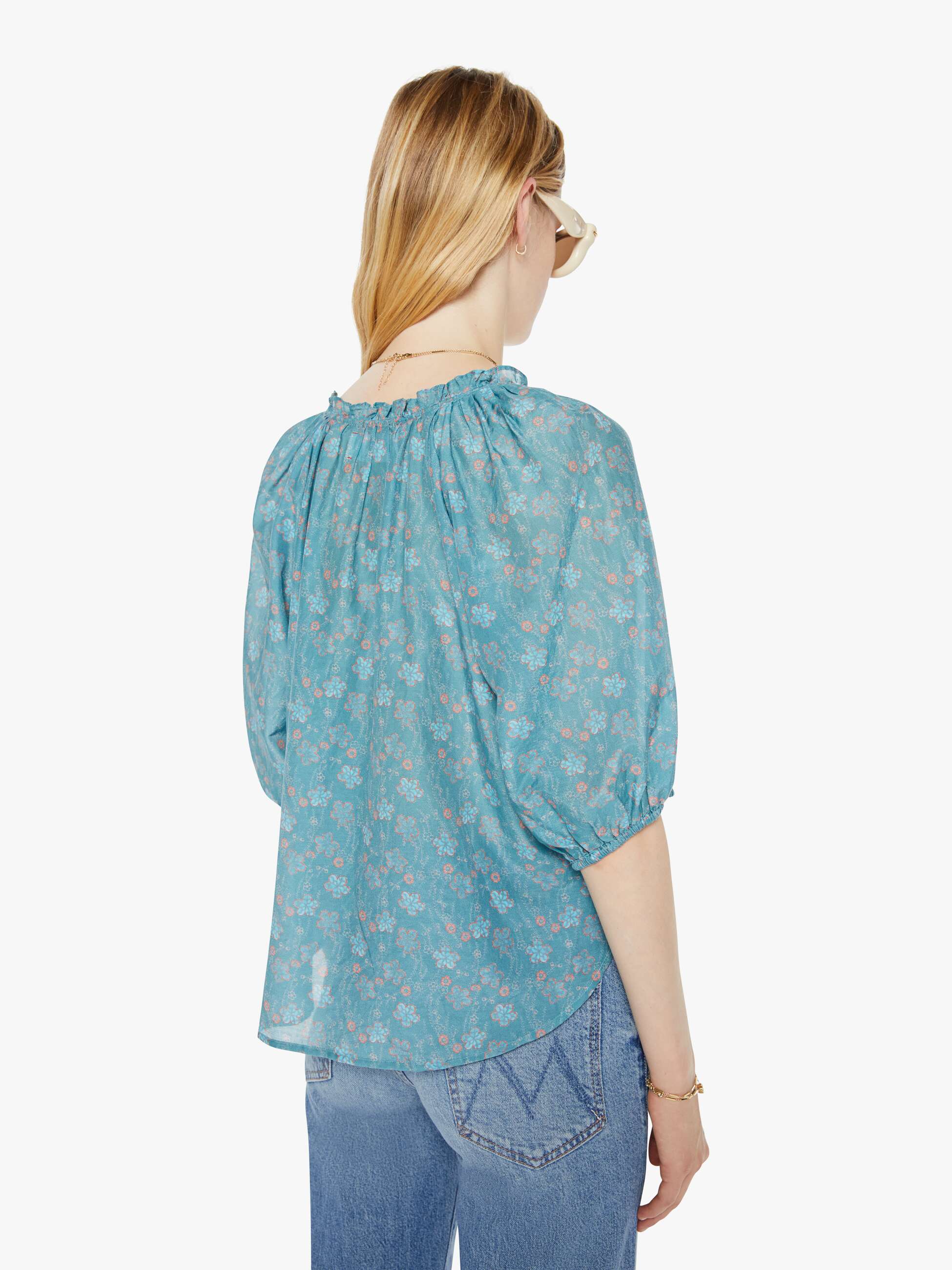 XiRENA Jules Shirt - Aqua Teal - Image 4